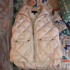 Tan J Crew Vest size petite small